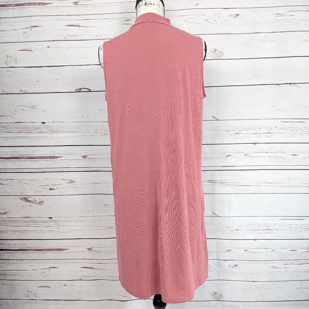 Drew Ribbed Choker Dress - Picture 3 of 7